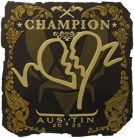 Sticker | ropz (Gold, Champion) | Austin 2025 image
