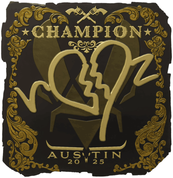 Sticker | ropz（黃金，冠軍）| Austin 2025