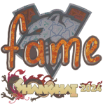 Sticker | fame (Holo) | Shanghai 2024