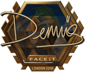 Sticker | dennis (Gold) | London 2018