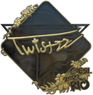 Sticker | Twistzz (Gold) | Rio 2022 Sticker | Twistzz (Gold) | Rio 2022 image