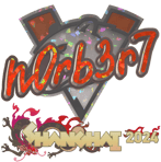 Sticker | n0rb3r7 (Glitter) | Shanghai 2024