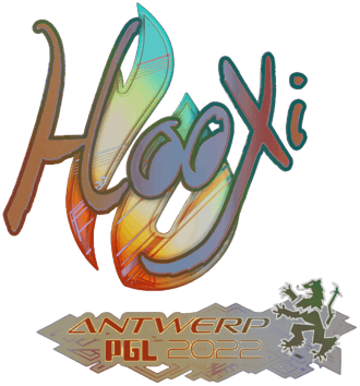 Sticker | HooXi (holograficzna) | Antwerpia 2022