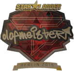 Sticker | olofmeister (Gold) | Berlin 2019