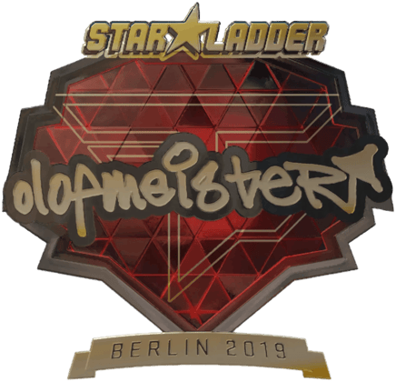 Sticker | olofmeister (złota) | Berlin 2019