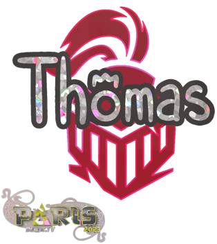 Sticker | Thomas (brokatowa) | Paryż 2023