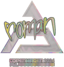 Sticker | roman (Holo) | Copenhagen 2024 image