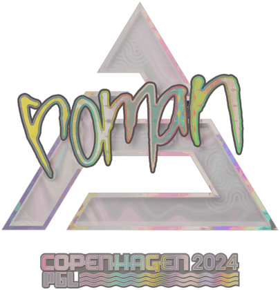 Sticker | roman (holográfica) | Copenhague 2024