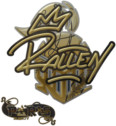 Sticker | rallen (Vàng) | Paris 2023
