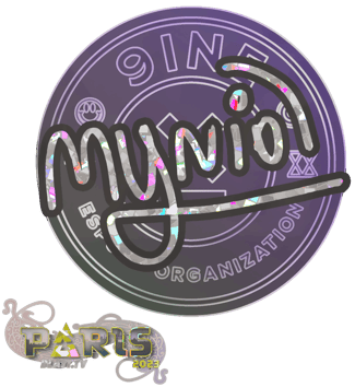 Sticker | mynio (purpurina) | París 2023