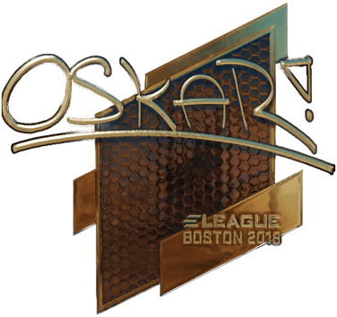 Sticker | oskar (Gold) | Boston 2018