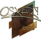 Sticker | oskar (Gold) | Boston 2018