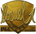 Sticker | loWel (Gold) | Krakow 2017 Sticker | loWel (Gold) | Krakow 2017 image