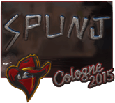 Sticker | SPUNJ (Foil) | Cologne 2015