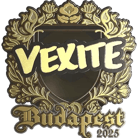 Sticker | vexite (Gold) | Budapest 2025 image