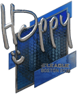 Sticker | Happy (Foil) | Boston 2018 Sticker | Happy (Foil) | Boston 2018 image