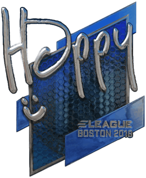 Sticker | Happy (reflectante) | Boston 2018