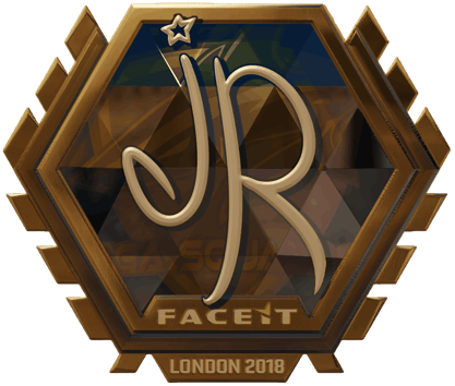Sticker | jR (Oro) | London 2018