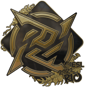 Sticker | Ninjas in Pyjamas (złota) | Rio 2022