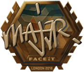 Sticker | MAJ3R (Gold) | London 2018