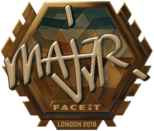 Sticker | MAJ3R(金色)| 2018年伦敦锦标赛