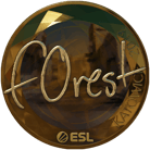 Sticker | f0rest (Gold) | Katowice 2019 image