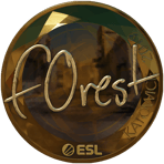 Sticker | f0rest (Gold) | Katowice 2019