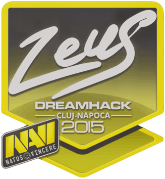 Sticker | Zeus | Kluż-Napoka 2015