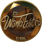 Sticker | WorldEdit (Gold) | Katowice 2019 image