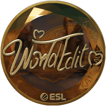 Sticker | WorldEdit (Gold) | Katowice 2019