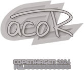 Sticker | acoR | Copenhagen 2024 image