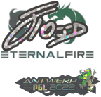 Sticker | xfl0ud (Glitter) | Antwerp 2022 image