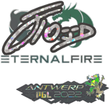 Sticker | xfl0ud (Glitter) | Antwerp 2022