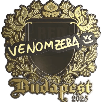 Aufkleber | venomzera (Gold) | Budapest 2025