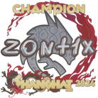 Sticker | zont1x (Holo, Champion) | Shanghai 2024 image