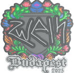 Sticker | zweih (Embroidered) | Budapest 2025