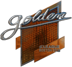 Sticker | Golden (Foil) | Boston 2018 image