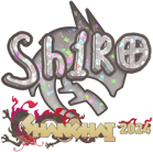 Sticker | sh1ro (Glitter) | Shanghai 2024 image