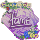 Sticker | fame (Champion) | Rio 2022 image