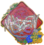 Sticker | maden (Glitter) | Rio 2022