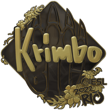 Sticker | Krimbo (ゴールド) | Rio 2022