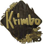 Sticker | Krimbo (Gold) | Rio 2022