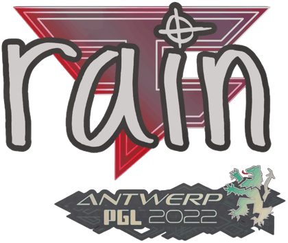 Sticker | rain | Antwerp 2022