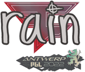 Sticker | rain | Antwerp 2022