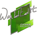 Sticker | WorldEdit | Boston 2018