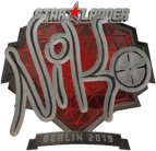 Sticker | NiKo (Foil) | Berlin 2019 image