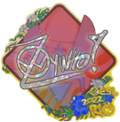 Sticker | ZywOo (Glitter) | Rio 2022 Sticker | ZywOo (Glitter) | Rio 2022 image