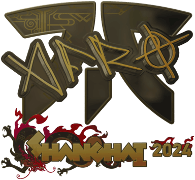 Sticker | afro (kulta) | Shanghai 2024