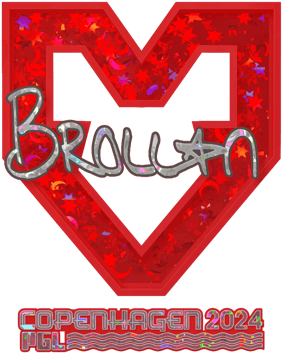 Sticker | Brollan (Glitter) | Copenhaga 2024