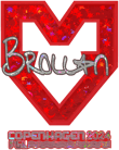 Sticker | Brollan (Glitter) | Copenhagen 2024 Sticker | Brollan (Glitter) | Copenhagen 2024 image